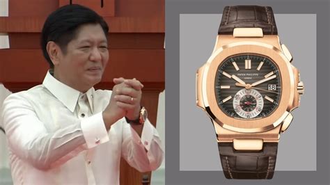 bongbong marcos patek philippe|ferdinand bongbong marcos.